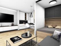 Pronájem bytu 1+kk, Praha - Nusle, 47 m2