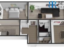 Prodej bytu 3+1, Přerov, Hranická, 67 m2