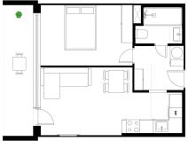 Pronájem bytu 2+kk, Praha - Nusle, Kotorská, 37 m2