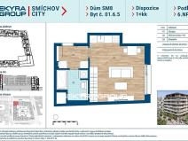 Prodej bytu 1+kk, Praha, Šiklové, 33 m2