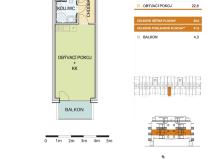Prodej bytu 1+kk, Olomouc - Řepčín, Aloise Rašína, 31 m2