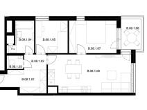 Prodej bytu 3+kk, Pardubice, Jozefa Gabčíka, 67 m2