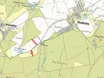 Prodej pole, Podluhy, 12257 m2