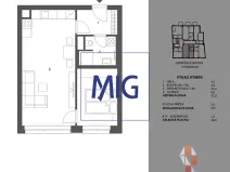 Prodej bytu 2+kk, Brno, Vranovská, 46 m2