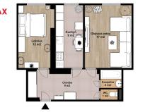 Prodej bytu 2+1, Ostrava - Poruba, Gustava Klimenta, 53 m2