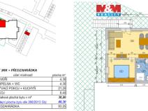 Prodej bytu 2+kk, Dačice - Dačice V, U Stadionu, 40 m2