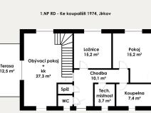 Prodej rodinného domu, Jirkov, Ke Koupališti, 157 m2