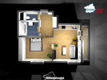 Pronájem bytu 2+kk, Praha - Vysočany, Sousedíkova, 55 m2