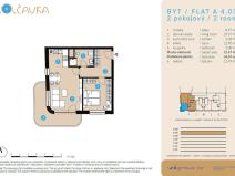 Prodej bytu 2+kk, Praha - Libeň, Nad Kolčavkou, 52 m2