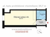 Prodej bytu 1+kk, Ostrava, Palackého, 31 m2