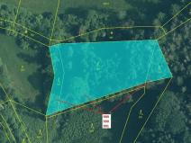 Dražba lesa, Rabí, 4276 m2