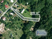 Prodej zahrady, Rusín, 690 m2