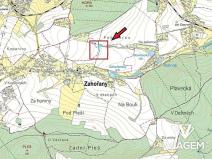Prodej podílu pole, Zahořany, 1321 m2