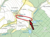 Prodej podílu pole, Chlístovice, 593 m2
