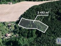 Prodej podílu lesa, Bouzov, 689 m2
