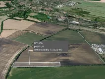 Prodej podílu pole, Praha - Kolovraty, 1733 m2