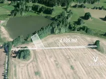 Prodej podílu pole, Bratronice, 573 m2