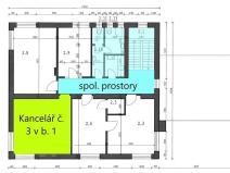 Pronájem kanceláře, Praha - Horní Počernice, Bystrá, 30 m2