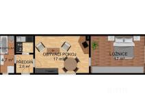 Prodej rodinného domu, Lhenice, 61 m2