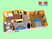 Prodej rodinného domu, Červené Pečky - Bojiště, 52 m2