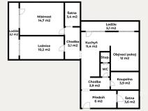 Prodej bytu 3+kk, Most, Brněnská, 81 m2