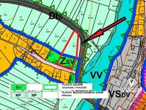 Prodej zahrady, Borovy, 2399 m2