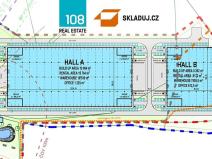 Pronájem skladu, Branišovice, 8000 m2