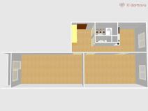 Prodej bytu 2+1, Hradec Králové, Jana Masaryka, 55 m2