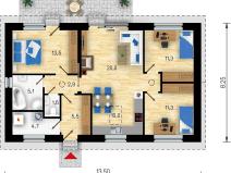 Prodej rodinného domu, Mcely, 86 m2
