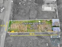 Prodej pozemku pro bydlení, Brno, Myslivecká, 487 m2