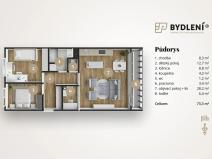 Prodej bytu 3+kk, Teplice, Trnovanská, 76 m2