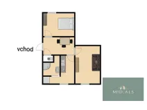 Pronájem bytu 2+1, Přimda, Nová, 50 m2