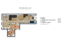 Prodej bytu 3+kk, Tábor, Budějovická, 80 m2