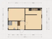 Prodej bytu 1+1, Božičany, 39 m2