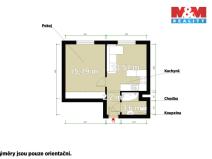 Pronájem bytu 2+kk, Plzeň - Doudlevce, Luďka Pika, 36 m2