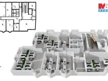 Pronájem kanceláře, Pardubice - Zelené Předměstí, 331 m2