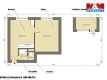Pronájem bytu 1+1, Rokycany - Nové Město, Pod Ohradou, 35 m2