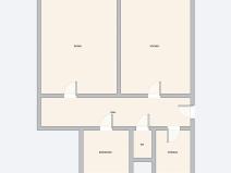 Pronájem bytu 2+kk, Praha - Smíchov, Kroftova, 58 m2