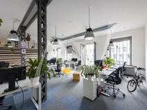 Pronájem kanceláře, Praha - Holešovice, Jankovcova, 337 m2