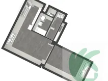 Pronájem bytu 2+1, Štětí, Školní, 53 m2