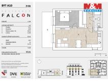 Prodej bytu 2+kk, Mělník, Sokolská, 57 m2