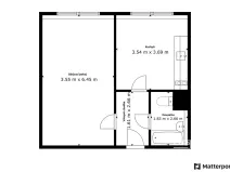 Pronájem bytu 1+1, Ústí nad Labem - Krásné Březno, Rozcestí, 41 m2