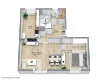 Prodej bytu 2+1, Ostrov, Krušnohorská, 68 m2