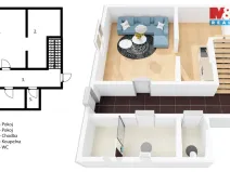 Prodej rodinného domu, Bílina - Teplické Předměstí, Teplická, 122 m2