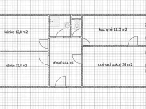Prodej bytu 3+1, Praha - Zbraslav, Ke Kamínce, 71 m2