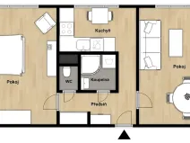 Prodej bytu 2+1, Praha - Vokovice, Syrská, 52 m2