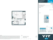 Prodej bytu 2+kk, Praha - Hlubočepy, Wassermannova, 43 m2