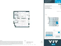 Prodej bytu 2+kk, Praha - Hlubočepy, Wassermannova, 44 m2