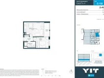 Prodej bytu 2+kk, Praha - Hlubočepy, Wassermannova, 43 m2
