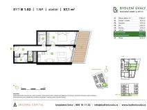 Prodej bytu 2+kk, Úvaly, Škvorecká, 60 m2